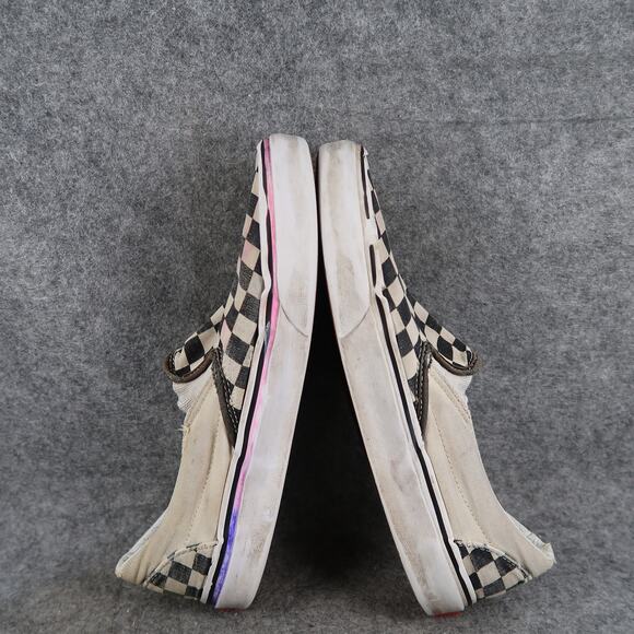 Vans Shoes Womens 9 Casual Sneaker Classic Slip On Skate Canvas Checkerboard - Picture 9 of 12